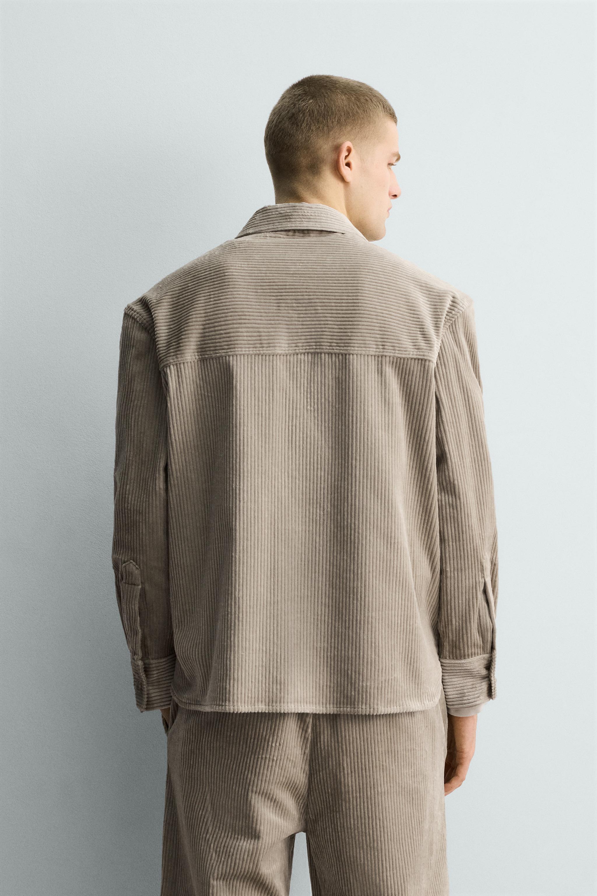 RELAXED FIT CORDUROY OVERSHIRT